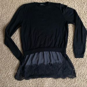 Club Monaco two-layer blouse